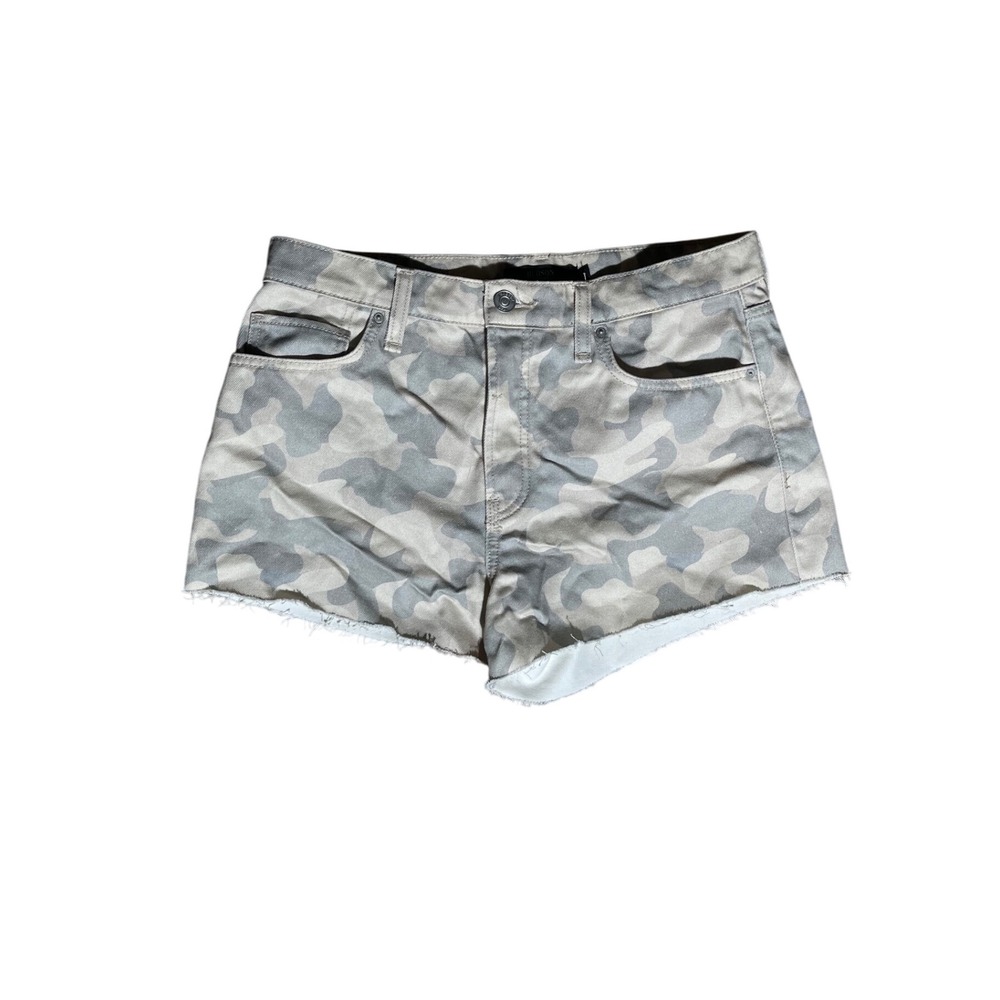 Hudson Los Angeles Camo Denim Cutoff Shorts Women's Size 30